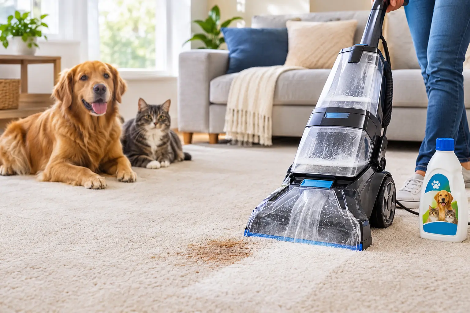 Best carpet cleaners for pets removing pet stains and odors from carpet