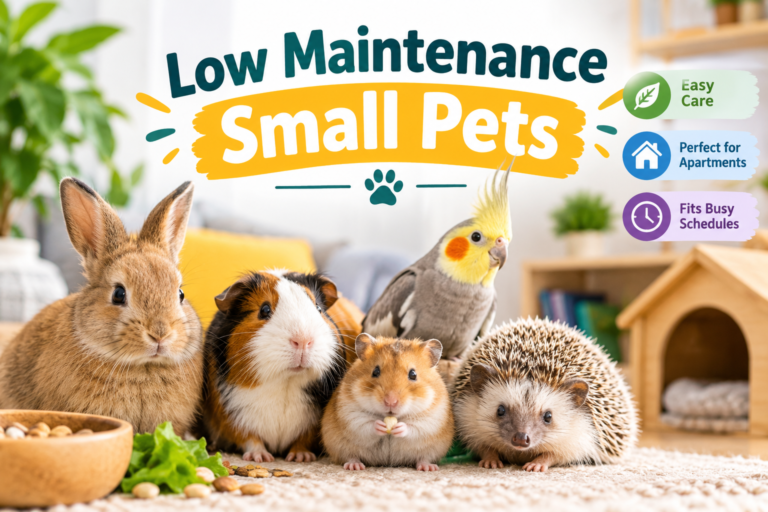 low maintenance small pets