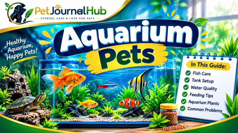 Colorful freshwater fish swimming among aquatic plants in a home aquarium