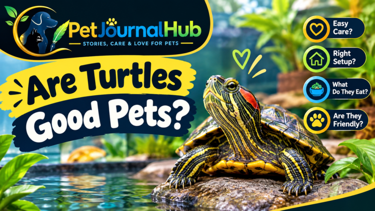 Pet turtle resting on a basking area in a clean, well-maintained habitat
