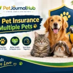 Best pet insurance for multiple pets, featuring dogs and cats in one household.