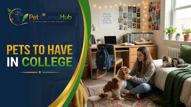 College student studying beside a pet cat in a comfortable room.